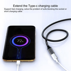 USB-C / Type-C Male to USB-C / Type-C Female Adapter Cable, Cable Length: 50cm, 50cm