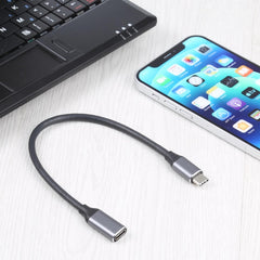 USB-C / Type-C Male to USB-C / Type-C Female Adapter Cable, Cable Length: 25cm, 25cm