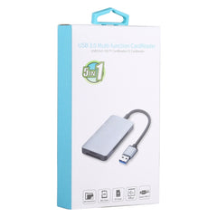 5 In 1 Dual USB 3.0 + CF + TF + SD Multi-function USB 3.0 Card Reader, 5 In 1 USB 3.0