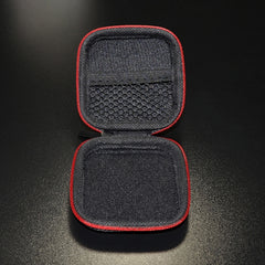 KZ Data Wire Charger Earphone Portable Carbon Fibre Texture Receiving Case, Square