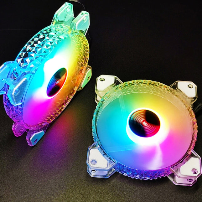 COOLMOON RGB Cooling Fan120mm PWM 6PIN S1 ARGB Fans, CM-S1