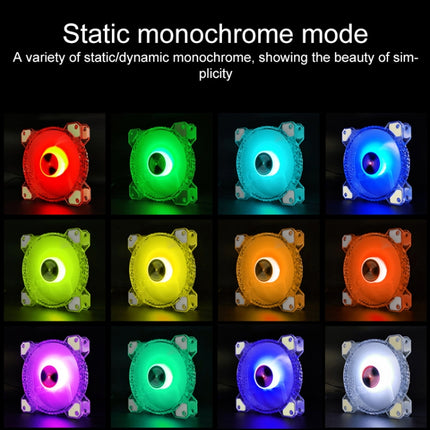 COOLMOON RGB Cooling Fan120mm PWM 6PIN S1 ARGB Fans, CM-S1