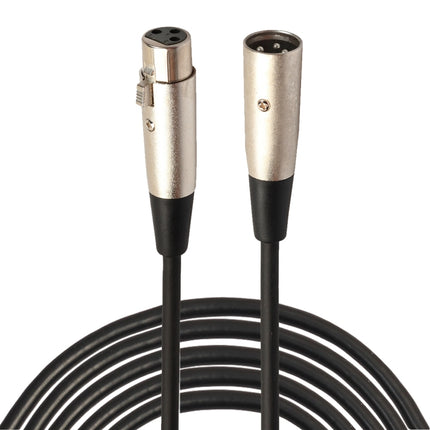 5m 3-Pin XLR Male to XLR Female MIC Shielded Cable Microphone Audio Cord, Length: 5m