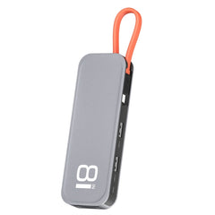 ROCK TR03 8 In 1 Type-C / USB-C to HDMI Multifunctional Extension HUB Adapter, TR03