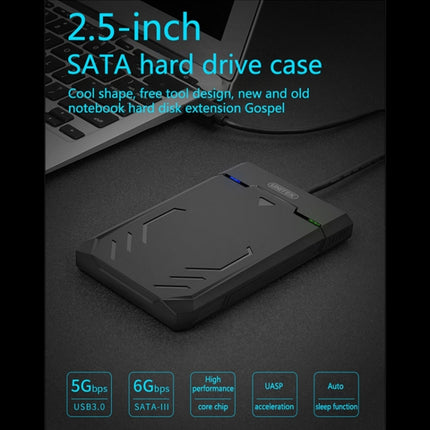 UNITEK SATA 2.5 inch USB 3.0 Interface HDD Enclosure, Length: 30cm