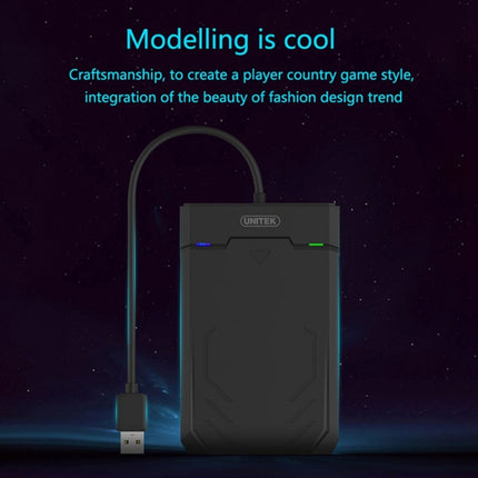 UNITEK SATA 2.5 inch USB 3.0 Interface HDD Enclosure, Length: 30cm