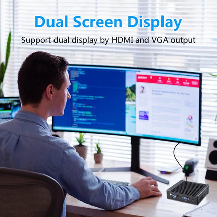 K660G4 Windows and Linux System Mini PC, Intel Celeron Processor N2840 Quad-Core 2M Cache,1.83GHz, up to 2.25GHz, 2GB RAM + 32GB SSD, 2GB+32GB