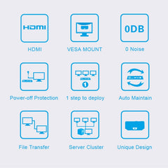 R1 Windows System Mini PC, Quad Core Cortex 2.0GHz, RAM: 1GB, ROM: 8GB