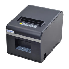 Impresora térmica de recibos automática Xprinter N160II con interfaz USB+WIFI de 80 mm y 160 mm/s, enchufe para Reino Unido, interfaz USB+WIFI, enchufe para UE, interfaz USB+WIFI, enchufe para Reino Unido, interfaz USB+WIFI, enchufe para EE. UU.