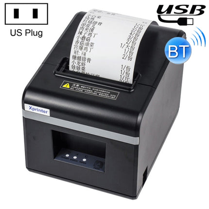 Xprinter N160II USB+Bluetooth Interface 80mm 160mm/s Automatic Thermal Receipt Printer, US Plug, USB+Bluetooth Interface, US Plug, USB+Bluetooth Interface, EU Plug, USB+Bluetooth Interface, UK Plug