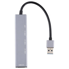 3019 4 x USB 3.0 to USB 3.0 Aluminum Alloy HUB Adapter with LED Indicator