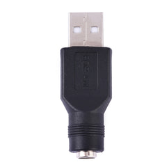 USB Male to 5.5 x 2.1mm Female Plug Adapter Connector, USB Male to 5.5 x 2.1mm