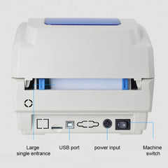 Xprinter XP-460B USB Port Thermal Automatic Calibration Barcode Printer, XP-460B