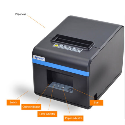 Xprinter XP-N160II USB Port Thermal Automatic Calibration Barcode Printer, XP-N160II