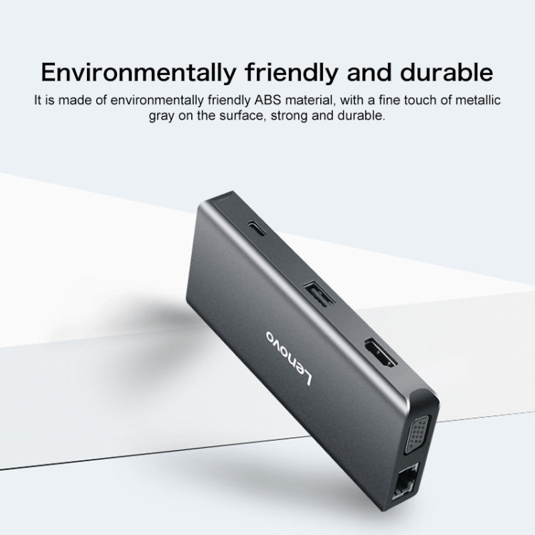 Lenovo LX0801 Type-C / USB-C Network Cable Interface Converter Docking Station, LX0801