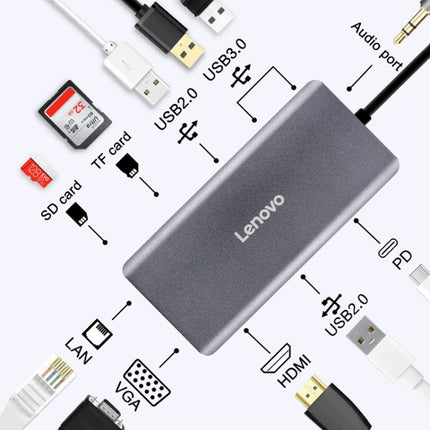 Lenovo LX0801 Type-C / USB-C Network Cable Interface Converter Docking Station, LX0801