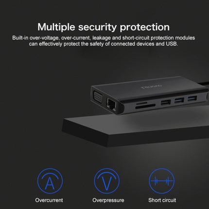 Lenovo LX0801 Type-C / USB-C Network Cable Interface Converter Docking Station, LX0801
