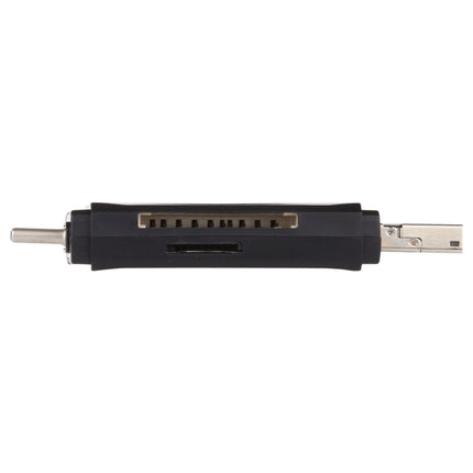 USB-C / Type-C + SD + TF + Micro USB to USB 2.0 Card Reader