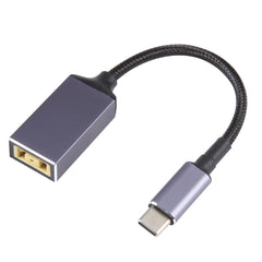 USB-C / Type-C Male to Square Plug Female Nylon Braided Adapter Cable for Lenovo, Square Port