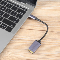 USB-C / Type-C Male to Square Plug Female Nylon Braided Adapter Cable for Lenovo, Square Port