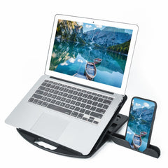 General-purpose Increased Heat Dissipation For Laptops Holder, Style: with Mobile Phone Holder with Rotation, Style: with Mobile Phone Holder with Rotation