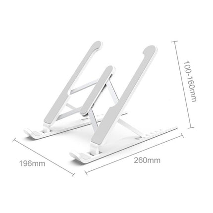 Laptop Stand Desktop Raise Bracket Cooling Base Lifting Holder Foldable, Pro-8