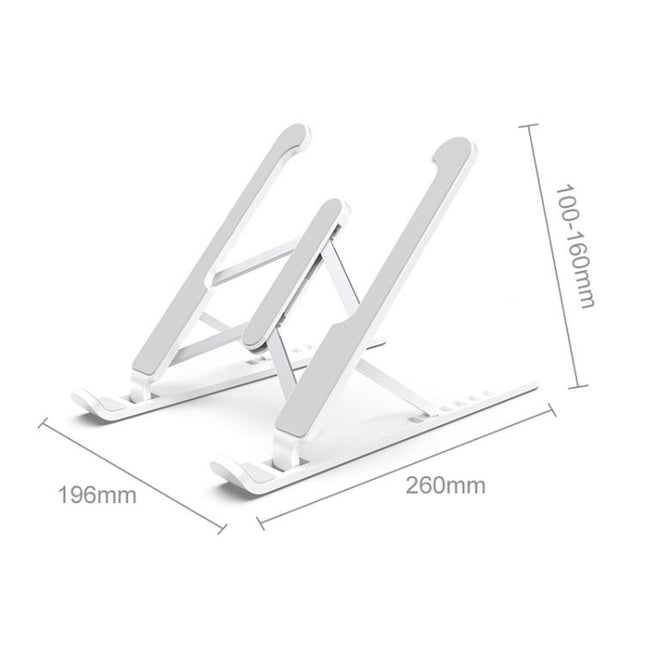Laptop Stand Desktop Raise Bracket Cooling Base Lifting Holder Foldable, Pro-8