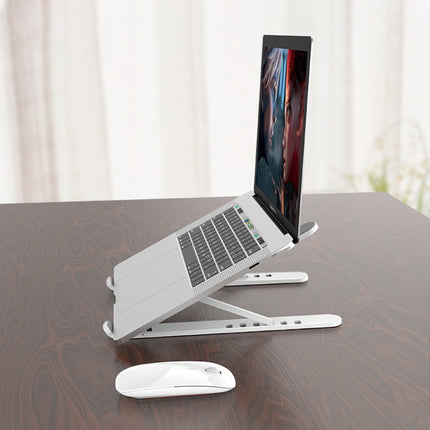 Laptop Stand Desktop Raise Bracket Cooling Base Lifting Holder Foldable, Pro-8