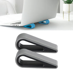 2 PCS Simple Notebook Computer Bracket Adjustable Height Increase Heat Dissipation Base Pad Holder