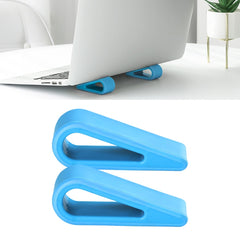 2 PCS Simple Notebook Computer Bracket Adjustable Height Increase Heat Dissipation Base Pad Holder