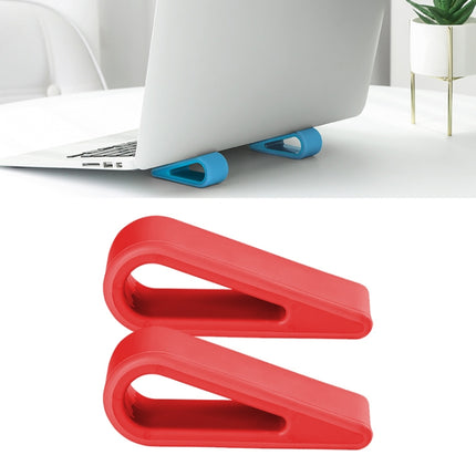 2 PCS Simple Notebook Computer Bracket Adjustable Height Increase Heat Dissipation Base Pad Holder