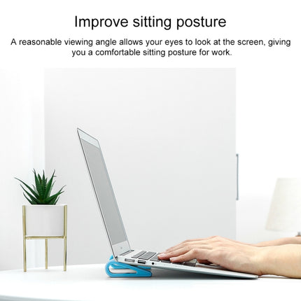 2 PCS Simple Notebook Computer Bracket Adjustable Height Increase Heat Dissipation Base Pad Holder