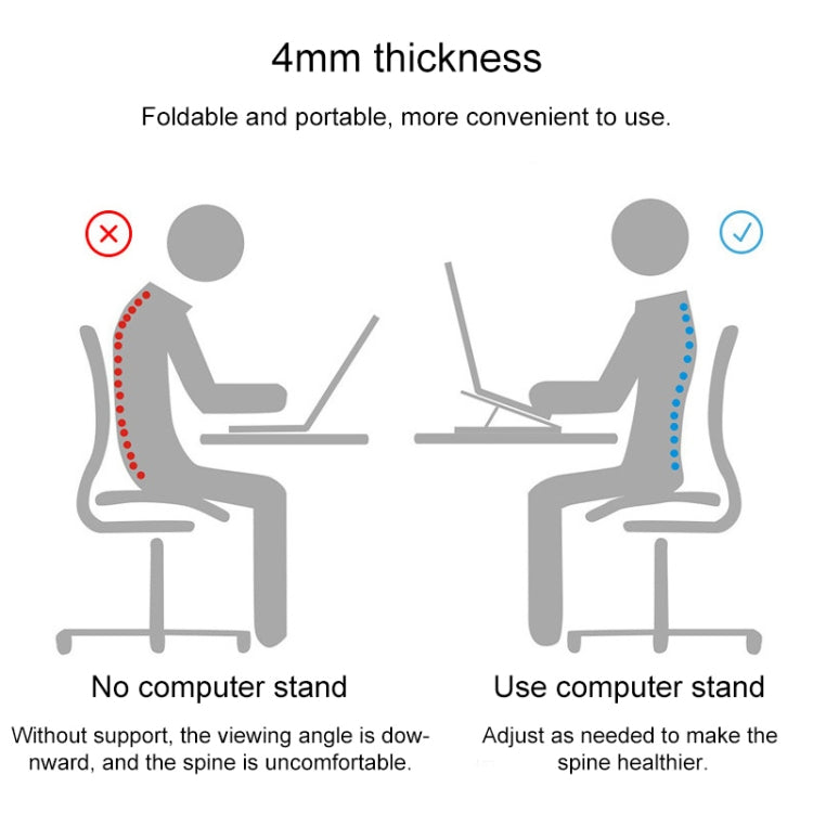 Portable Adjustable Laptop Stand Desktop Lifting Height Increase Rack Folding Heat Dissipation Holder, Style: Fan, Style: Fan
