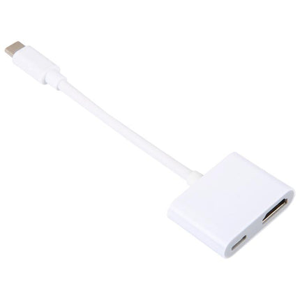 USB-C/Type-C to HDMI+USB-C/Type-C Video Converter, Type-C 4K/30HZ