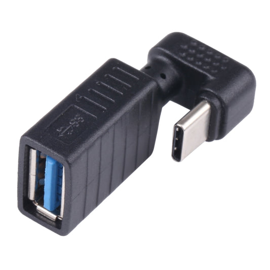 USB-C / Type-C Male to USB 3.0 Female U-shaped Elbow OTG Adapter, Type-C to USB 3.0