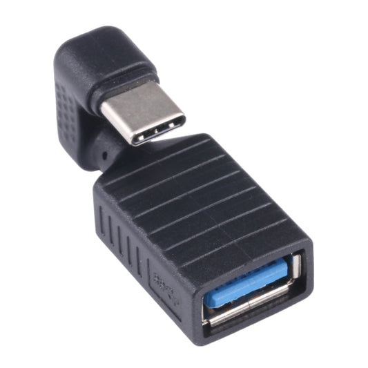 USB-C / Type-C Male to USB 3.0 Female U-shaped Elbow OTG Adapter, Type-C to USB 3.0