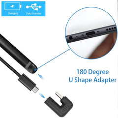 U-shaped USB-C / Type-C Male to Female Adapter, Type-C to Type-C