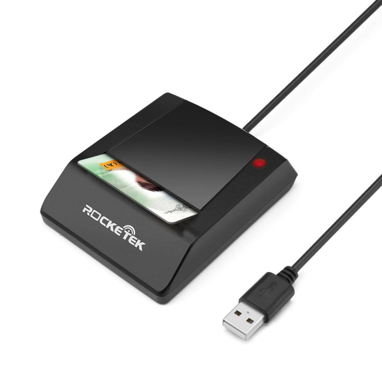 ROCKETEK RT-SCR4 CAC IC SIM Chip Smart Card Reader, RT-SCR4