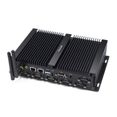 HYSTOU K4 Windows 10 or Linux System Mini ITX PC, Intel Core i5-4200U 2 Core 4 Threads up to 1.60-2.60GHz, Support mSATA, WiFi, 4GB RAM DDR3 + 64GB SSD, 4GB RAM DDR3 + 64GB SSD