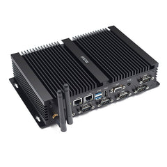 HYSTOU K4 Windows 10 or Linux System Mini ITX PC, Intel Core i5-4200U 2 Core 4 Threads up to 1.60-2.60GHz, Support mSATA, WiFi, 4GB RAM DDR3 + 64GB SSD, 4GB RAM DDR3 + 64GB SSD