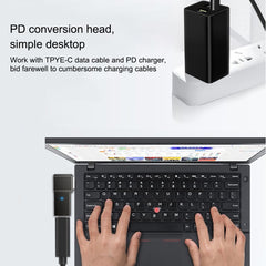 100W USB-C / Type-C Female to Big Square Computer Charging Adapter for Lenovo, Type-C Female to Big Square