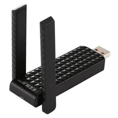 EDUP EP-AC1625 600Mbps 2.4G / 5.8GHz Dual Band Wireless 11AC USB 2.0 Adapter Network Card with 2 Antennas for Laptop / PC, EP-AC1625