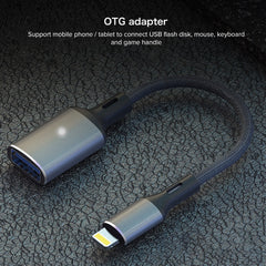 8 Pin to USB OTG Adapter Cable, Suitable for Systems Above IOS 13