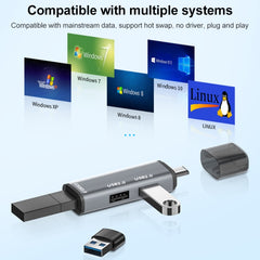 ADS-302C 3 In 1 Multi-function Type-C / USB-C HUB Docking Station, ADS-302C