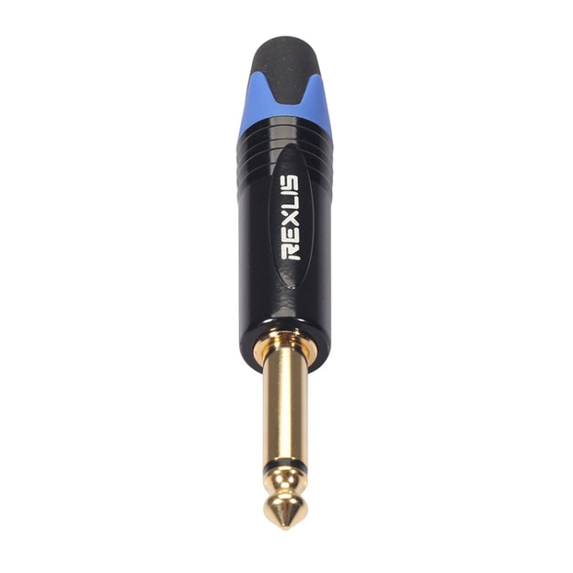 10 PCS TC202 6.35mm Gold-plated Mono Sound Welding Audio Adapter Plug