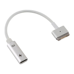 5 Pin MagSafe 2 (T-Shaped) to USB-C / Type-C PD Charge Adapter, Type-C to MagSafe 2