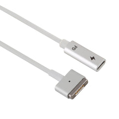 5 Pin MagSafe 2 (T-Shaped) to USB-C / Type-C PD Charge Adapter, Type-C to MagSafe 2