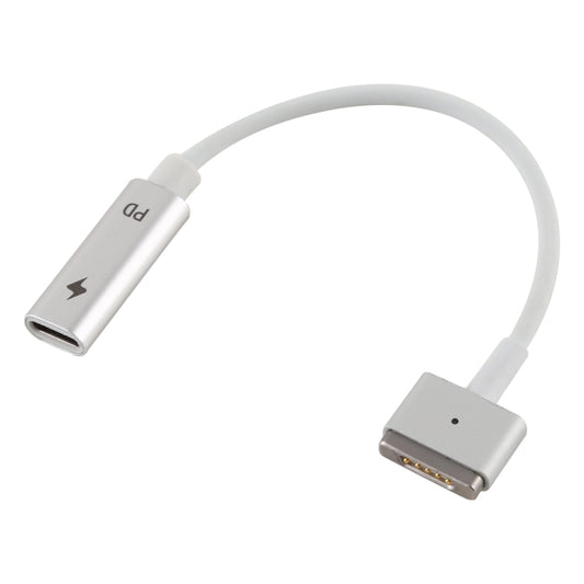 5 Pin MagSafe 2 (T-Shaped) to USB-C / Type-C PD Charge Adapter, Type-C to MagSafe 2