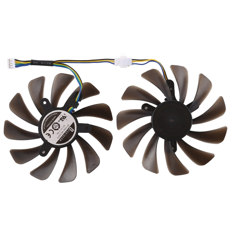 DC 12V 4 Pin VGA Graphics Card Cooling Fan for Zotac Geforce GTX 1080 Ti GTX 1080Ti AMP Edition, Diameter: 95mm, Pairs, Diameter: 95mm