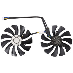 HA9010H12F-Z 4 Pin Graphics Card Cooling Fan for MSI GeForce GTX 1050 Hurricane GTX 1060 Hurricane 6G GDDR, Diameter: 85mm, Pairs, HA9010H12F-Z